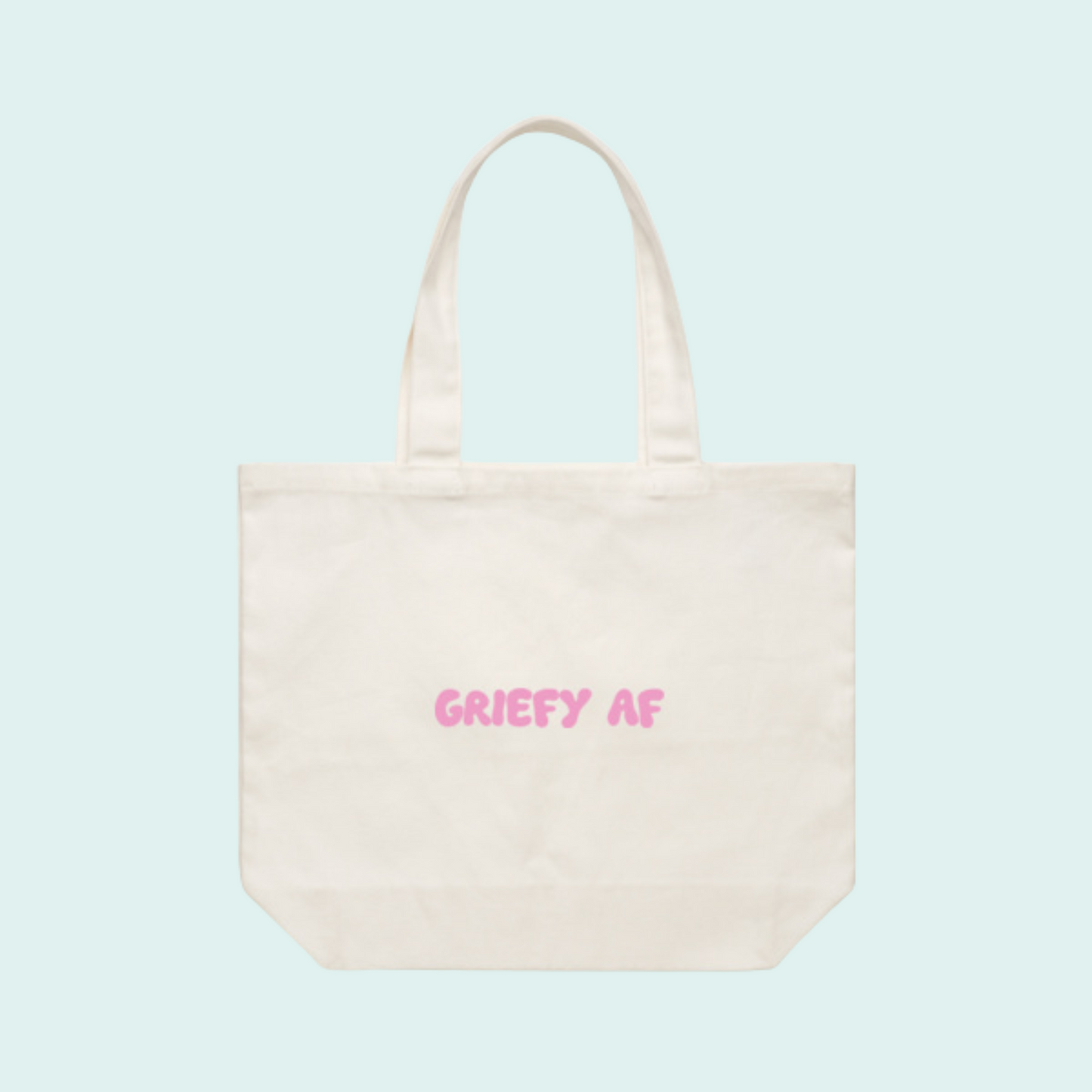 Griefy AF Tote | Cream