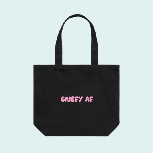 Griefy AF Tote | Black